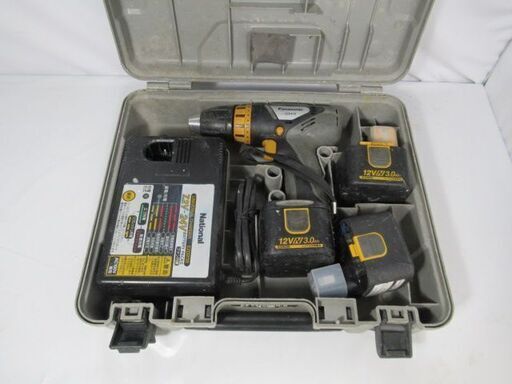 JKN2284/ドリルドライバー/充電器/バッテリー/ケース/純正/12V/パナソニック/Panasonic/EZ6470/EZ9200S/EZ0209/中古品/