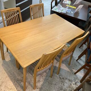 【愛品館 江戸川店】朝日木工　ダイニングセット　ID:152-007389-105　配送可＆代引き配送可