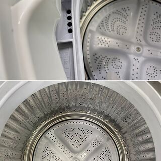 超美品【 SHARP 】シャープ 洗濯6.0㎏ 全自動洗濯機 穴なし槽だから