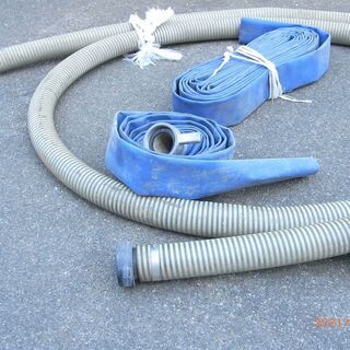 エンジンポンプ 吸管、ビニール排管全部まとめて