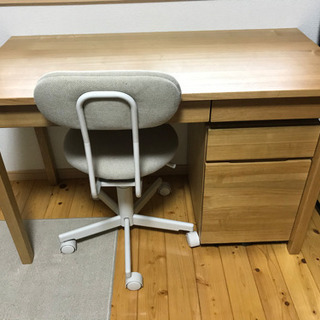 無印良品の学習デスク。 | フタリノキロク＋2