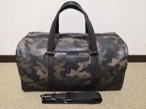 【新品・未使用品】 COACH　コーチ　迷彩　ボストンバッグ