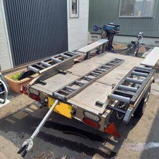 シーマリン軽トレーラーマルチ ゴムボート ダンプアップ