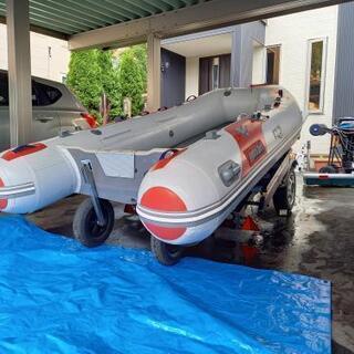 シーマリン軽トレーラーマルチ ゴムボート ダンプアップ