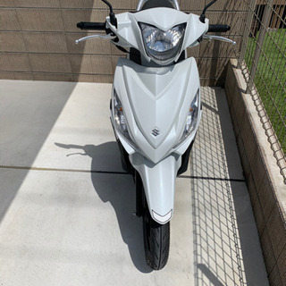 アドレス110  スズキ　2019年式　ホワイト　走行距離1750km