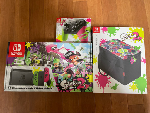 お買得！Switchスプラ2同梱版＆プロコン＆オールインボックス