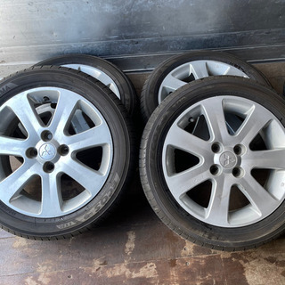 三菱 アイ 純正アルミホイール 夏タイヤ セット 175/55R15 2本 145