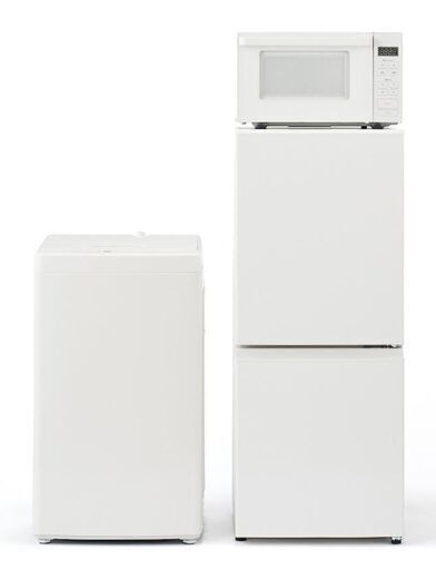 【大阪即可能】MUJI 中古無印良品　冷蔵庫126L/洗濯機5.0㎏/電子レンジ　家電3点セット 2019年製