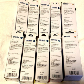 EPSON 純正インクボトル ハーモニカ マラカス 各2本ずつ