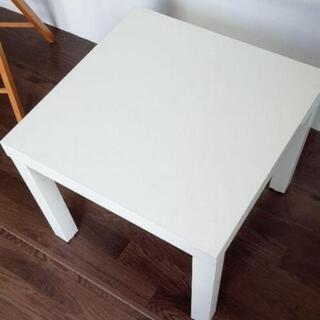 【ネット決済】IKEA製サイドテーブル　ホワイト