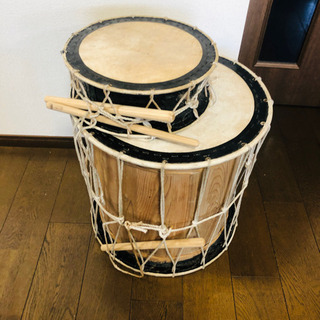 レア 送料込み】 締太鼓 交換皮 ② 和太鼓 送料込み 3丁掛け 楽器