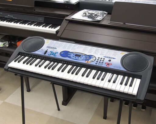 CASIO カシオ LK-36 光ナビゲーションキーボード 電子キーボード 61鍵 スタンド付き 中古品 動作確認済み