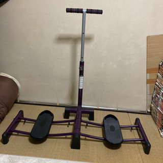 レッグマジックX トレーニングマシン エクササイズ 健康器具 紫...