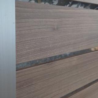 終了間近!2枚のみ、お早めに！目隠しアルミフェンス 在庫処分 格安販売