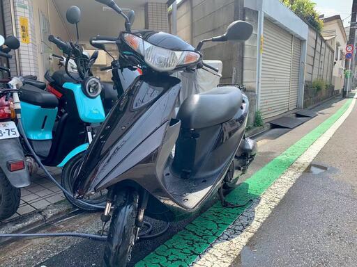 東京大塚発スズキ　アドレス(ＣＡ４４Ａ)現役バイク自賠責付き試乗も可能整備点検済み