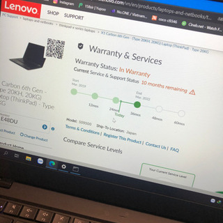 美品 Thinkpad X1 Carbon 2018 6th
