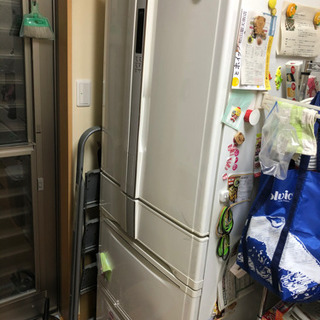 【無料】冷蔵庫453L　自動製氷機能難あり