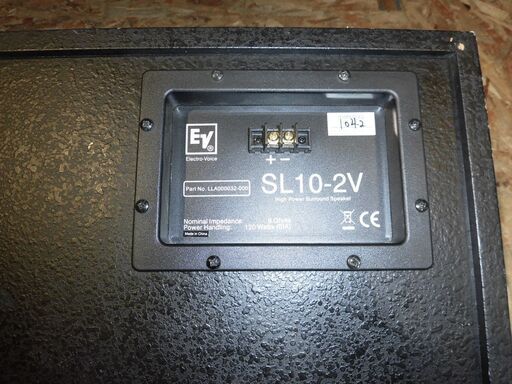 エレクトロボイス Electro-Voice SL10-2V [2ウェイシネマサラウンド･スピーカシステム ２本セット]