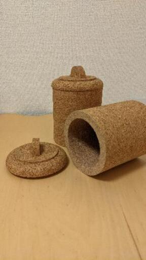 お取引中　希少　激レア　ビンテージ　コルク　小物入れ　2つセット