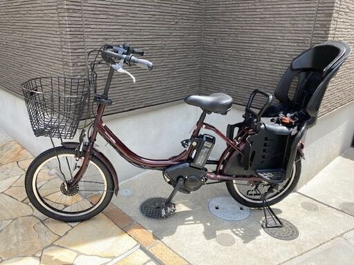 バッテリーほぼ新品！YAMAHA　ヤマハ　パスバビィ　 電動自転車　子供乗せ　20インチ 　426⑤