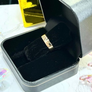 中古品】K18 平打ちリング 13号 6.9g［24］