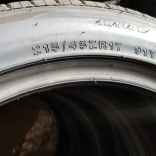 新品215/45/17 タイヤ交換コミコミ