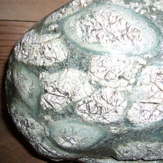 超希少・名品四万十青子持ち石