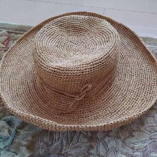 昔ながらの麦わら帽子　手編み