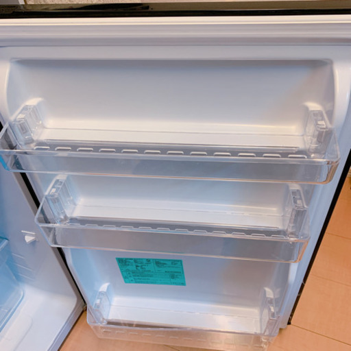 【美品】2017年製Haier2ドア冷蔵庫。1人暮らしに最適です！