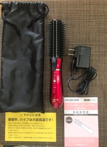 コードレスボリュームアップアイロンKOIZUMI KHR-6400/VP