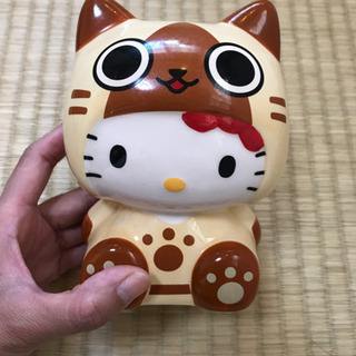 モンハン　アイルー×キティー　貯金箱