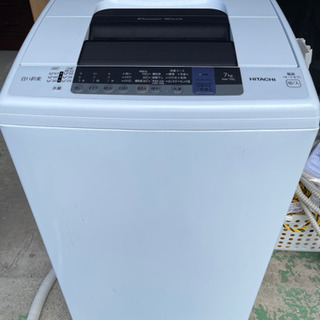 日立　7kg 洗濯機　2019年製　白い約束