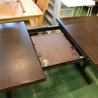 【愛品館八千代店】イバタインテリア　伸長式　ダイニング5点セット 【愛八DN】