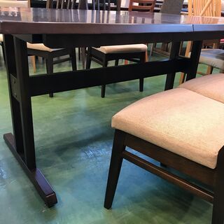 【愛品館八千代店】イバタインテリア　伸長式　ダイニング5点セット 【愛八DN】