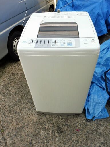 品質保証 日立　簡易乾燥機能付洗濯機　NW-7JY　7ｋｇ　2008年製　中古 洗濯機