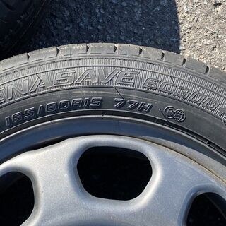 【苫小牧バナナ】SUZUKI/スズキ ハスラー 純正 15インチアルミ EC300+ 165/60R15 未使用タイヤ付き 4本セット♪