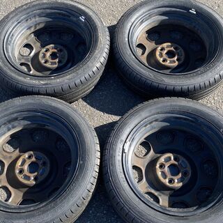 【苫小牧バナナ】SUZUKI/スズキ ハスラー 純正 15インチアルミ EC300+ 165/60R15 未使用タイヤ付き 4本セット♪