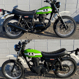 ☆カワサキ250TR☆前後タイヤ&ブレーキ・バッテリー・シートなどなど新品^_^キャブレーターOH済みで快調です！ ☆カワサキ250TR☆前後タイヤ&ブレーキ・バッテリー・シートなどなど