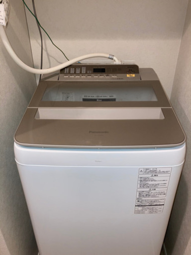 大注目 Panasonic 洗濯機 美品 8kg NA-FA80H5-N 洗濯機
