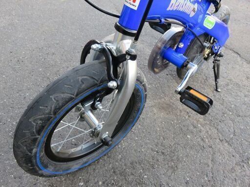 【自社配送は札幌市内限定】へんしんバイク バランスバイク 子供用自転車 12インチ ブルー Henshin Bike 美品