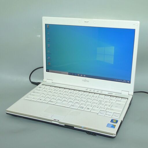 送料無料 ホワイト 1台限定 ノートパソコン 中古良品 13.3型 富士通 SH54/C Core i3 4GB 320GB DVDRW 無線LAN Wi-Fi Windows10 Office