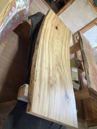 楠木 センターテーブル、ローテーブル用天板 179×53×板厚5.3前後