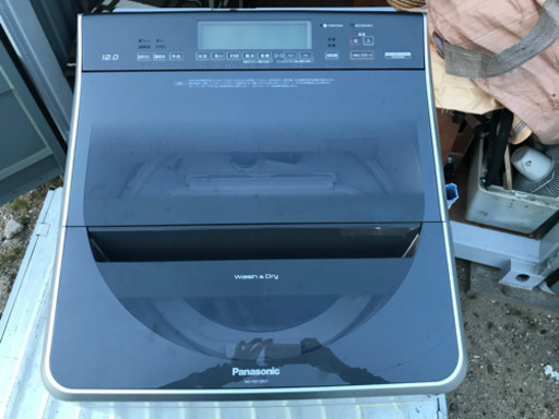 値引き【名古屋市近郊配送可能】高年式　パナソニック　12/6kg洗濯乾燥機　NA-FW120V1-S  2019年製