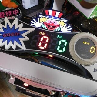 完動品 北電子 5号機 ファンキージャグラー コイン不要機 無段階