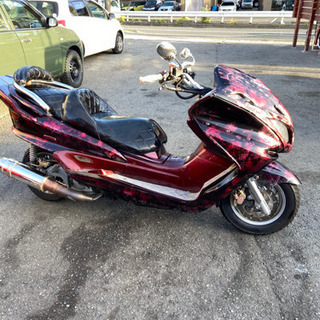 マジェスティ250C ラップ塗装 おしゃれなスクター♪