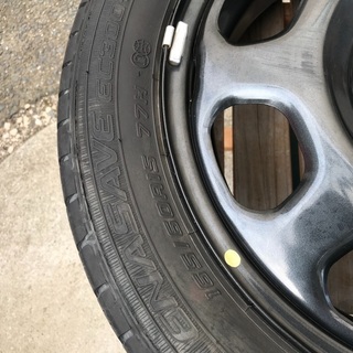値下げしました。スズキ ハスラー純正ホイールタイヤ中古セット