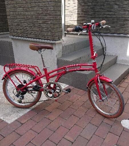 美品 折りたたみ自転車