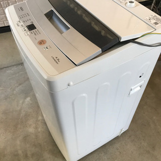 【ネット決済・配送可】アクア全自動洗濯機4.5kg2017年製美品