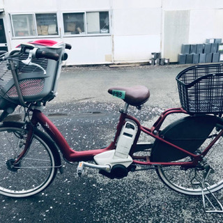 YAMAHA Kiss 電動アシスト自転車 ライムグリーン 三人乗り