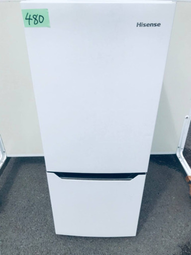 ①✨2017年製✨480番 Hisense✨2ドア冷凍冷蔵庫✨HR-D15C‼️